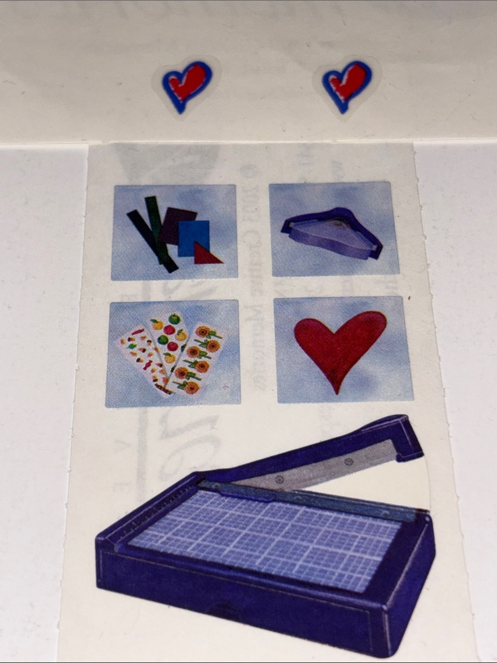 Creative Memories Intro sticker sheet Creative Memories Paper Cutter Sticker She